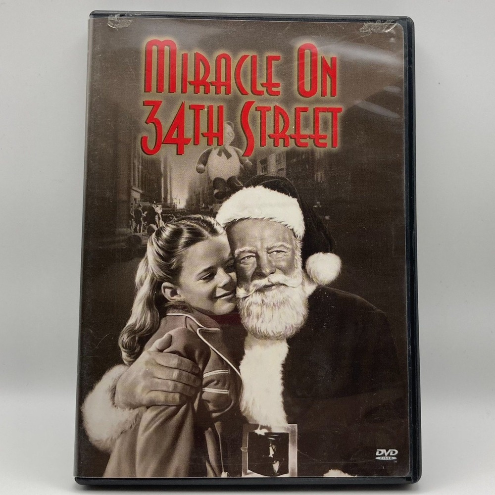 Miracle on 34th Street DVD Movie Classic Christmas‎ Film Family Holiday